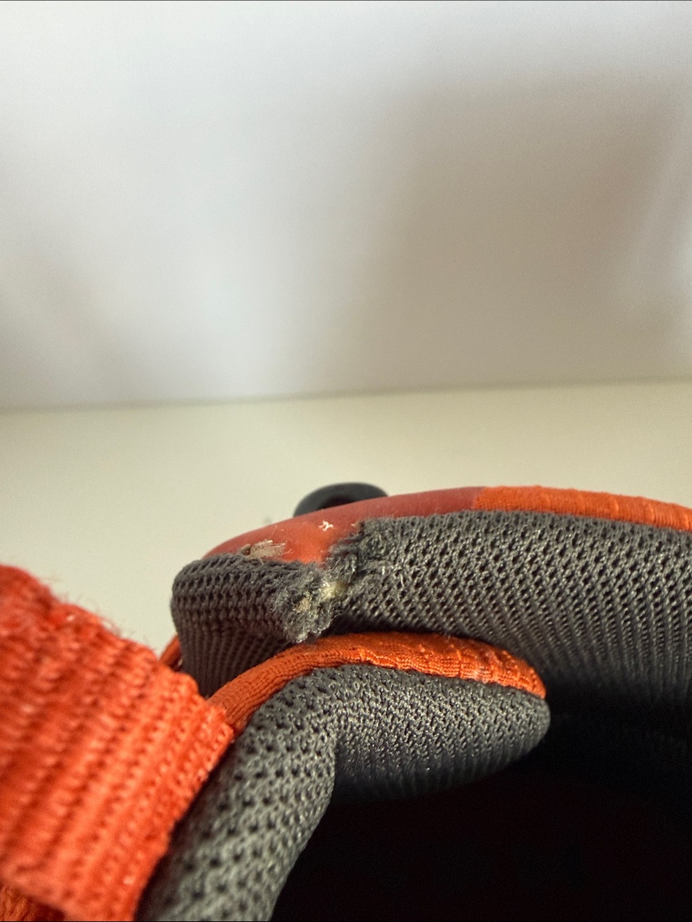 Under Armour HOVR Dawn WP Waterproof Hiking Boots Red Orange Men’s Size 11 Flaw - Picture 14 of 16